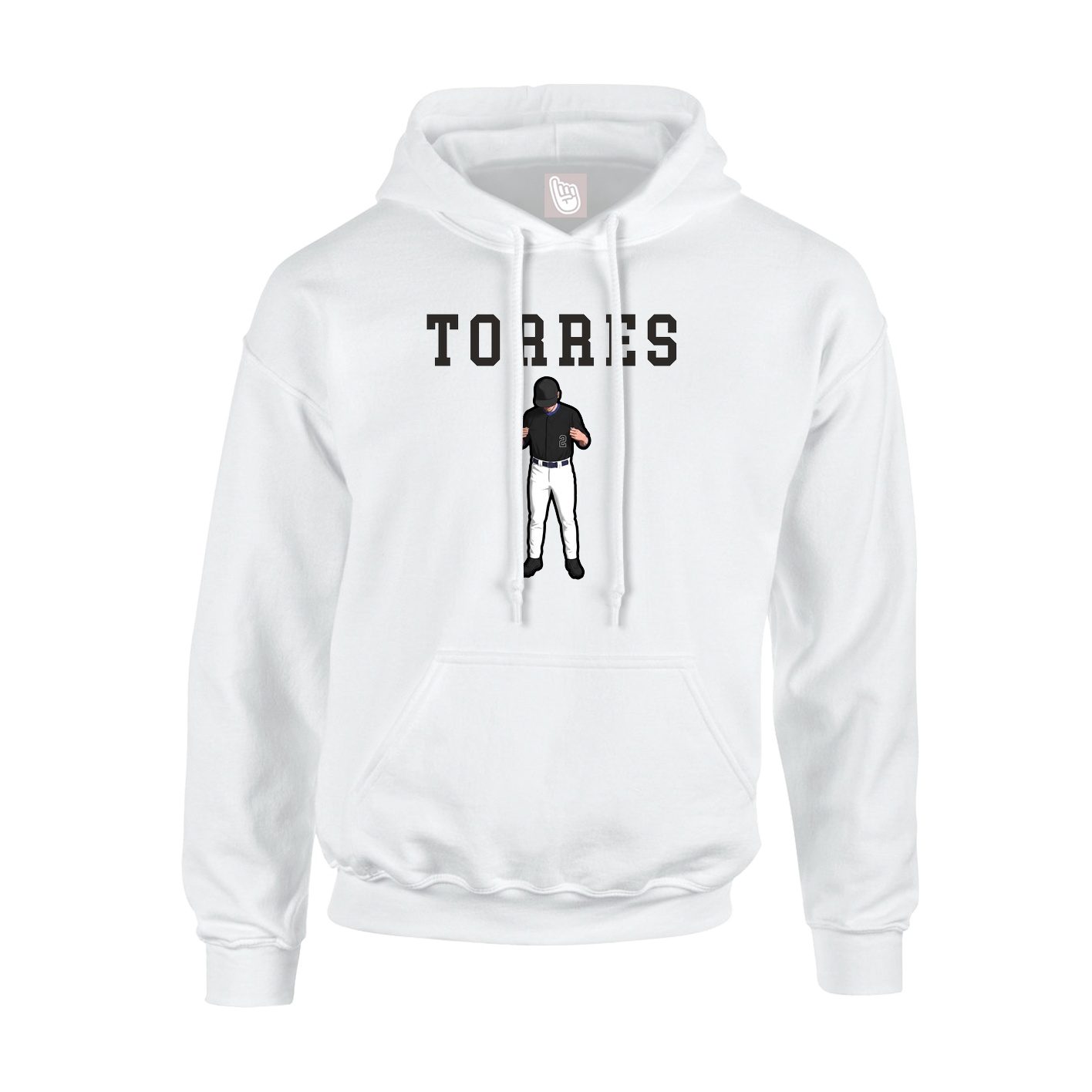 Hoodie — Shirsey in White