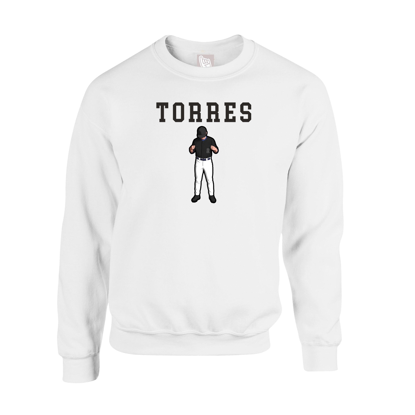 Fleece Crew — Shirsey in White