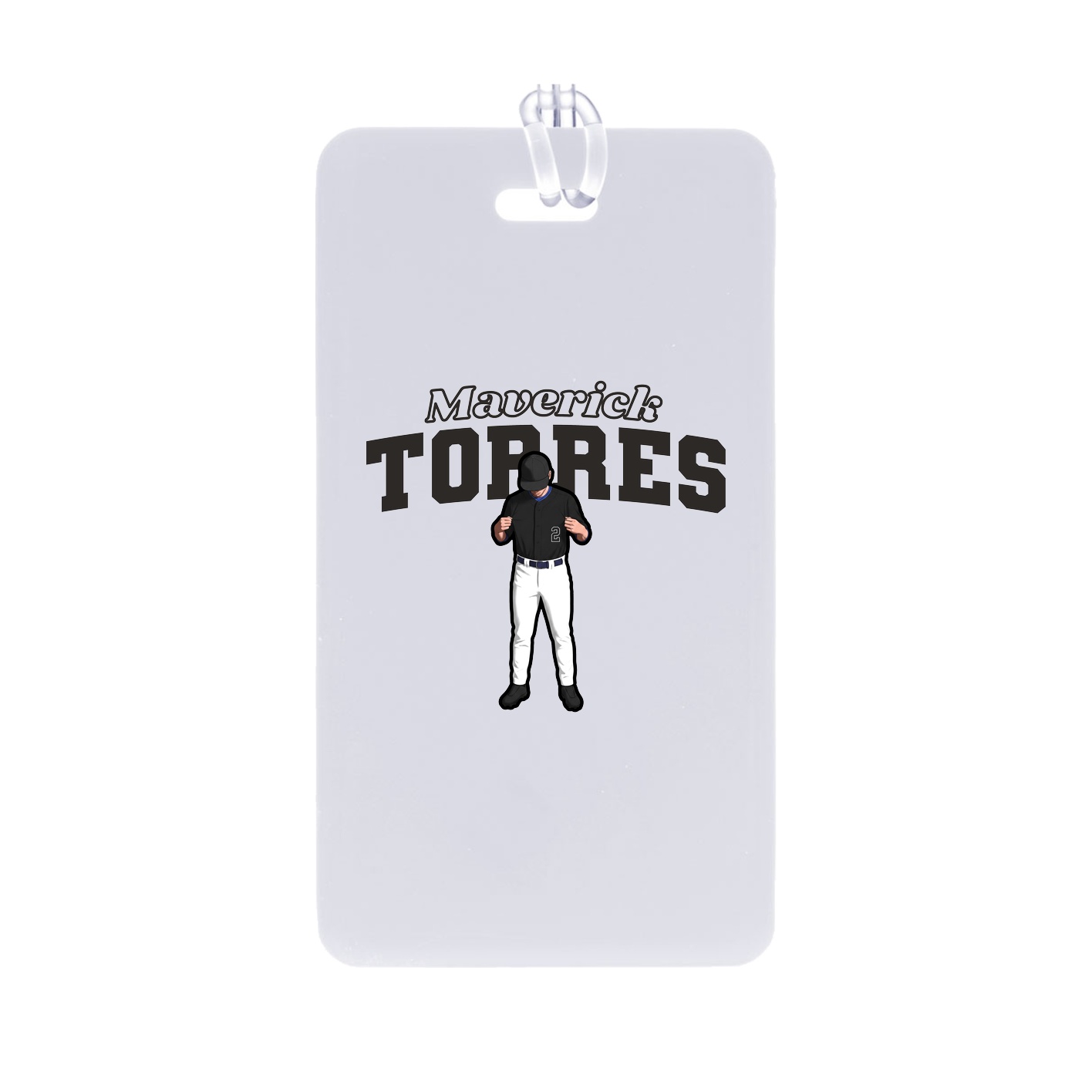 Bag Tag — Name Arch in Classic