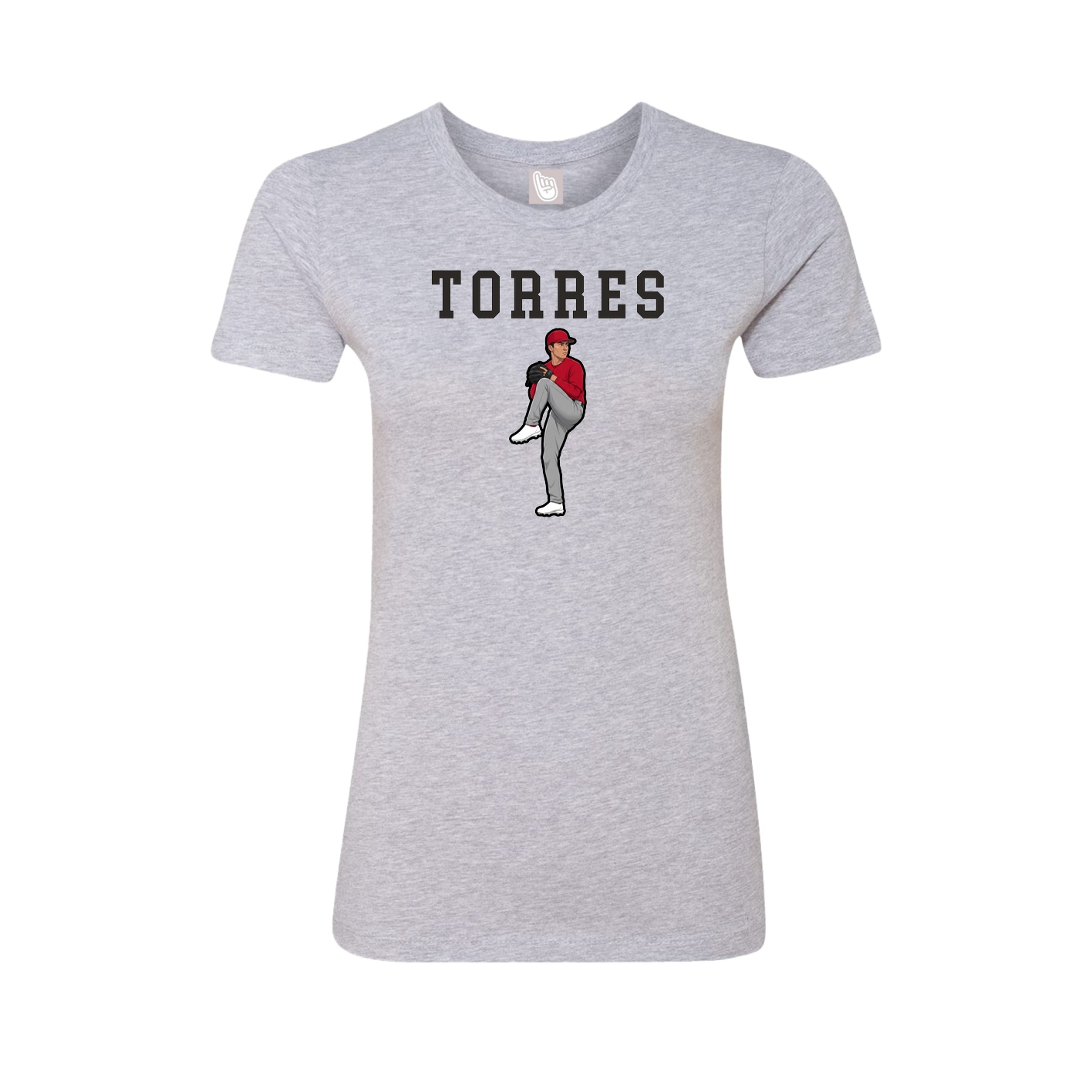 Fitted Women's Tee — Shirsey in Grey