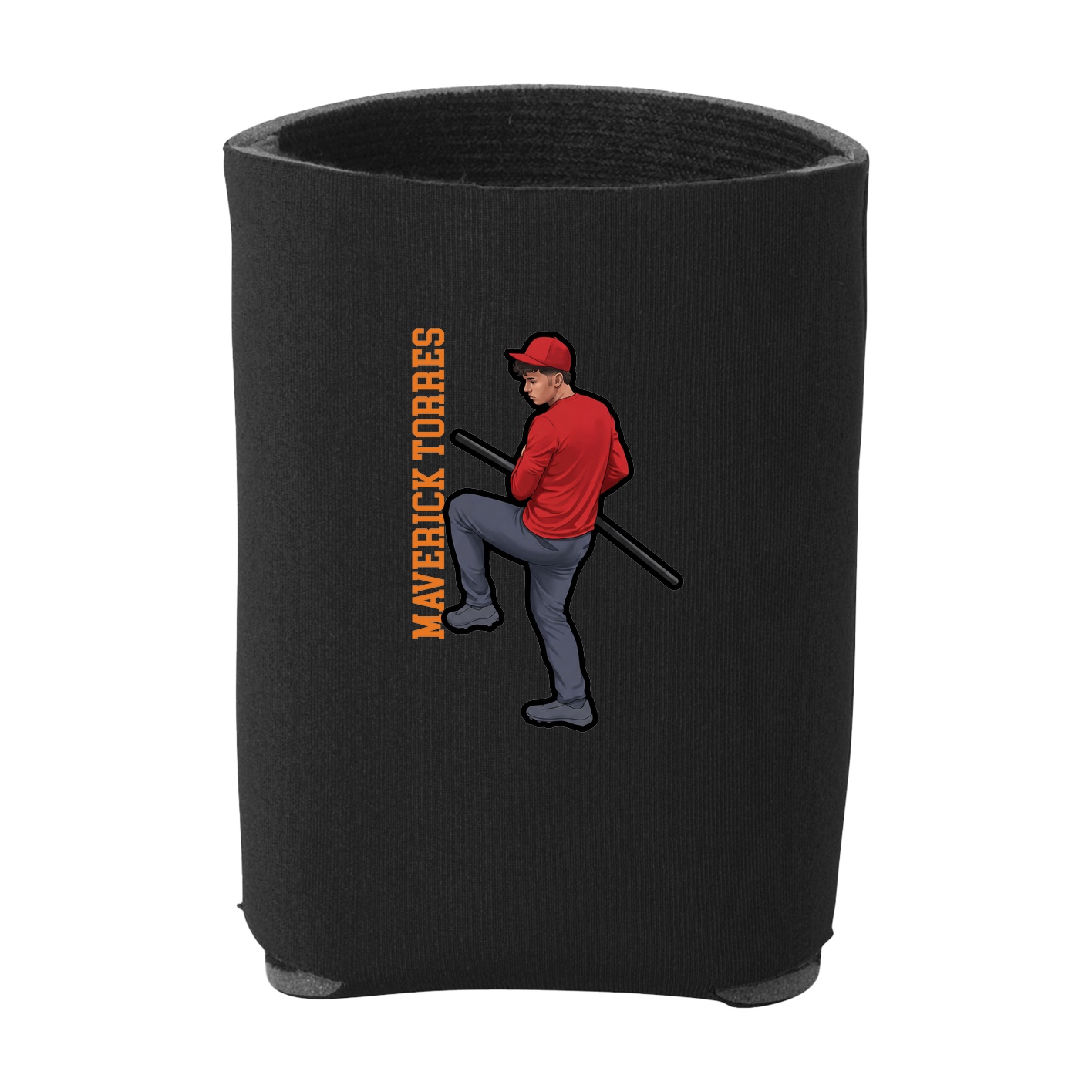 Can Holder — Name Vertical in Black