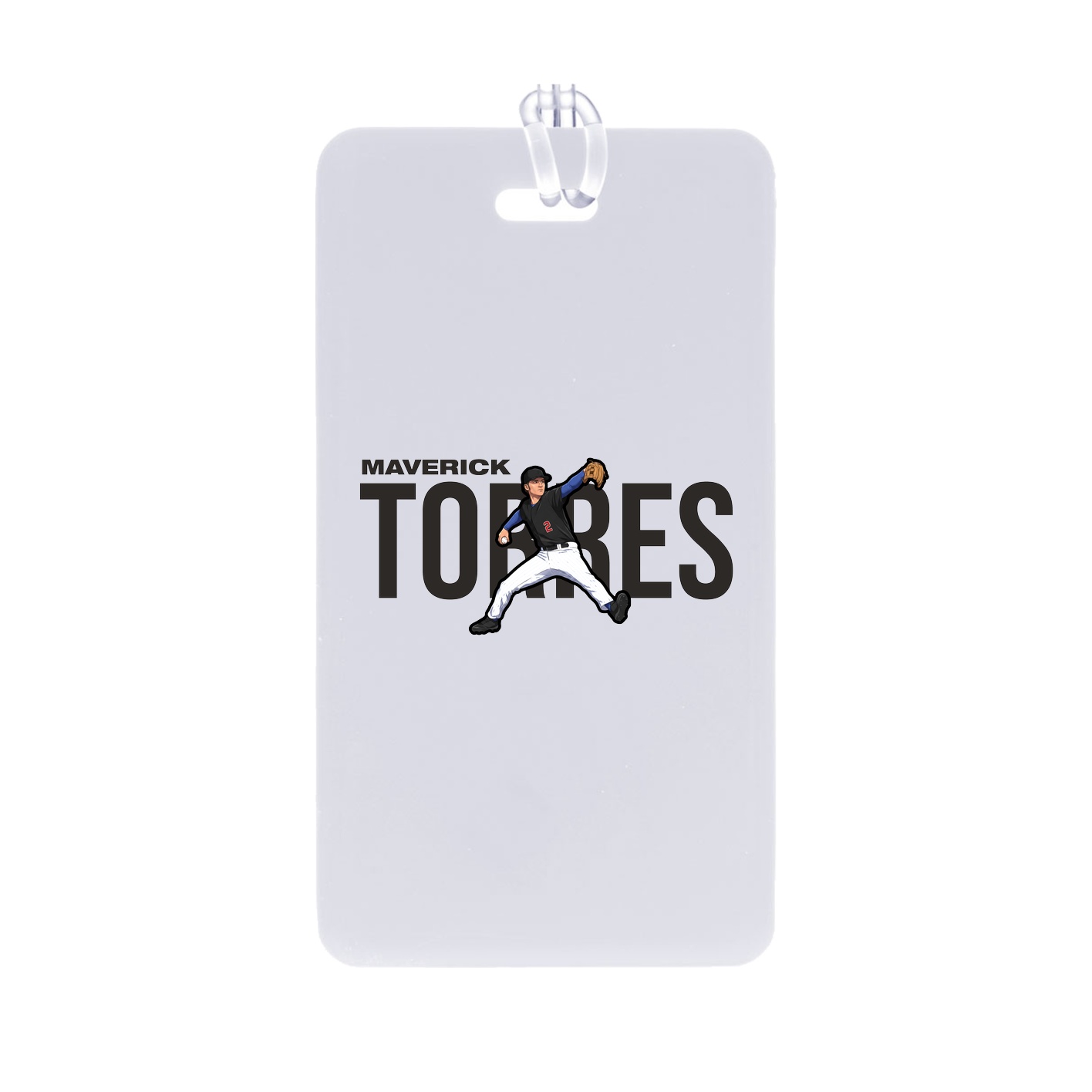 Bag Tag — Player Name in Classic