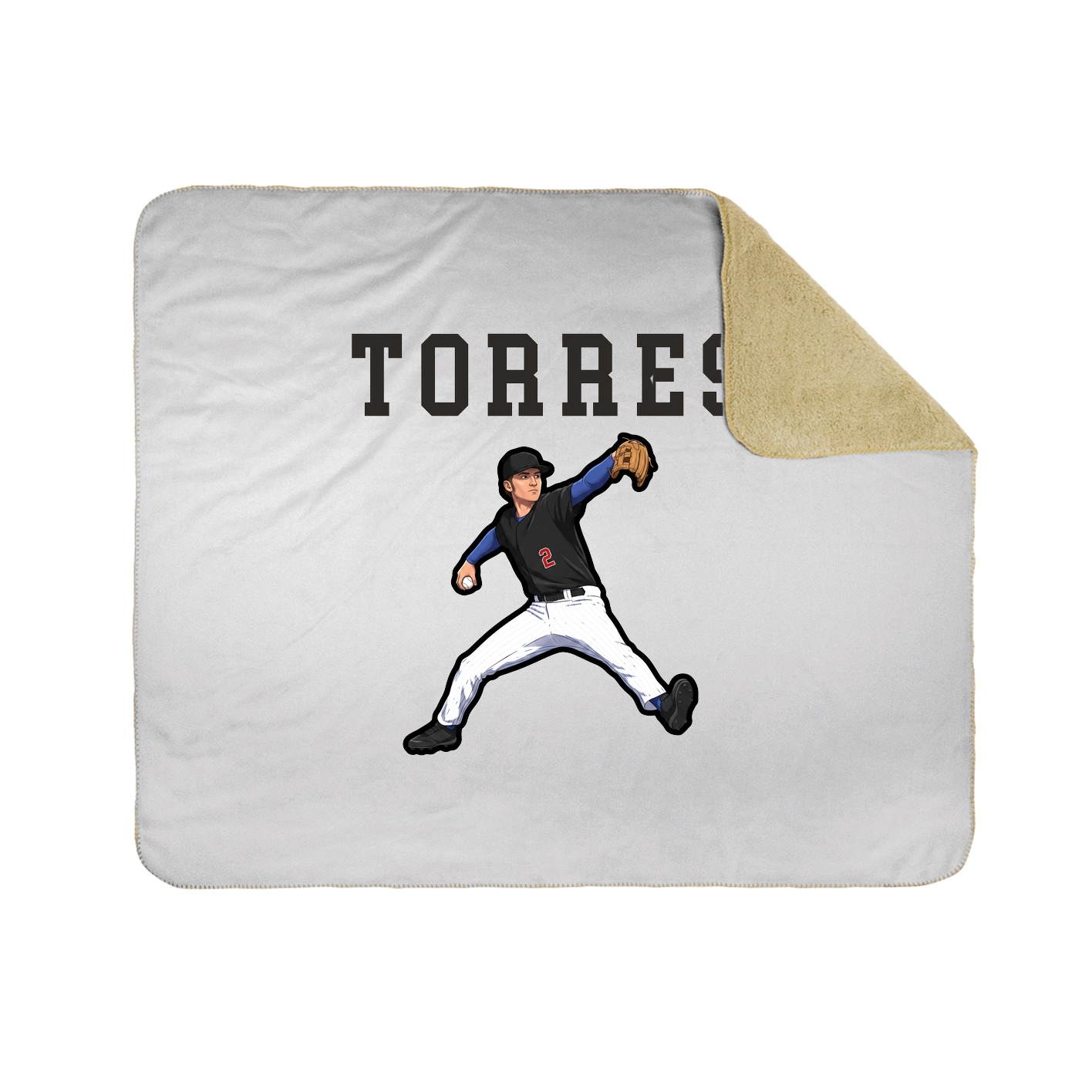 Throw Blanket — Shirsey in White