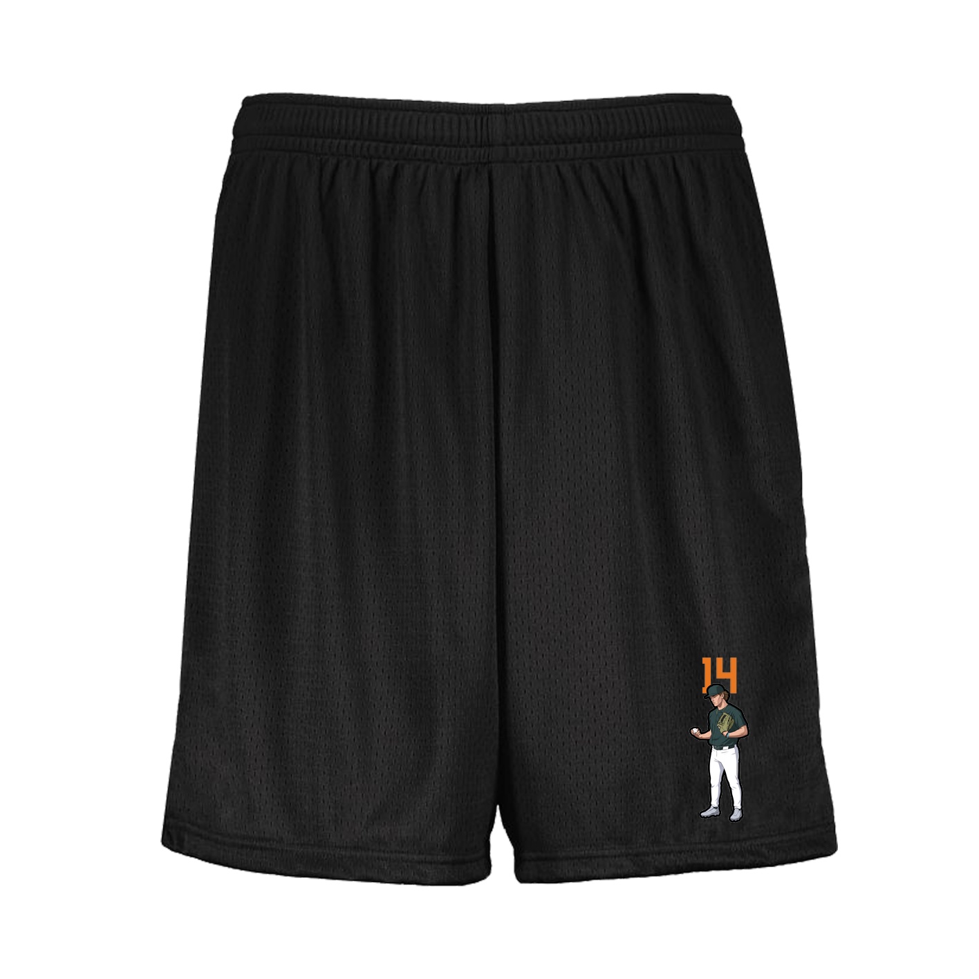 Shorts — Number Top in Black
