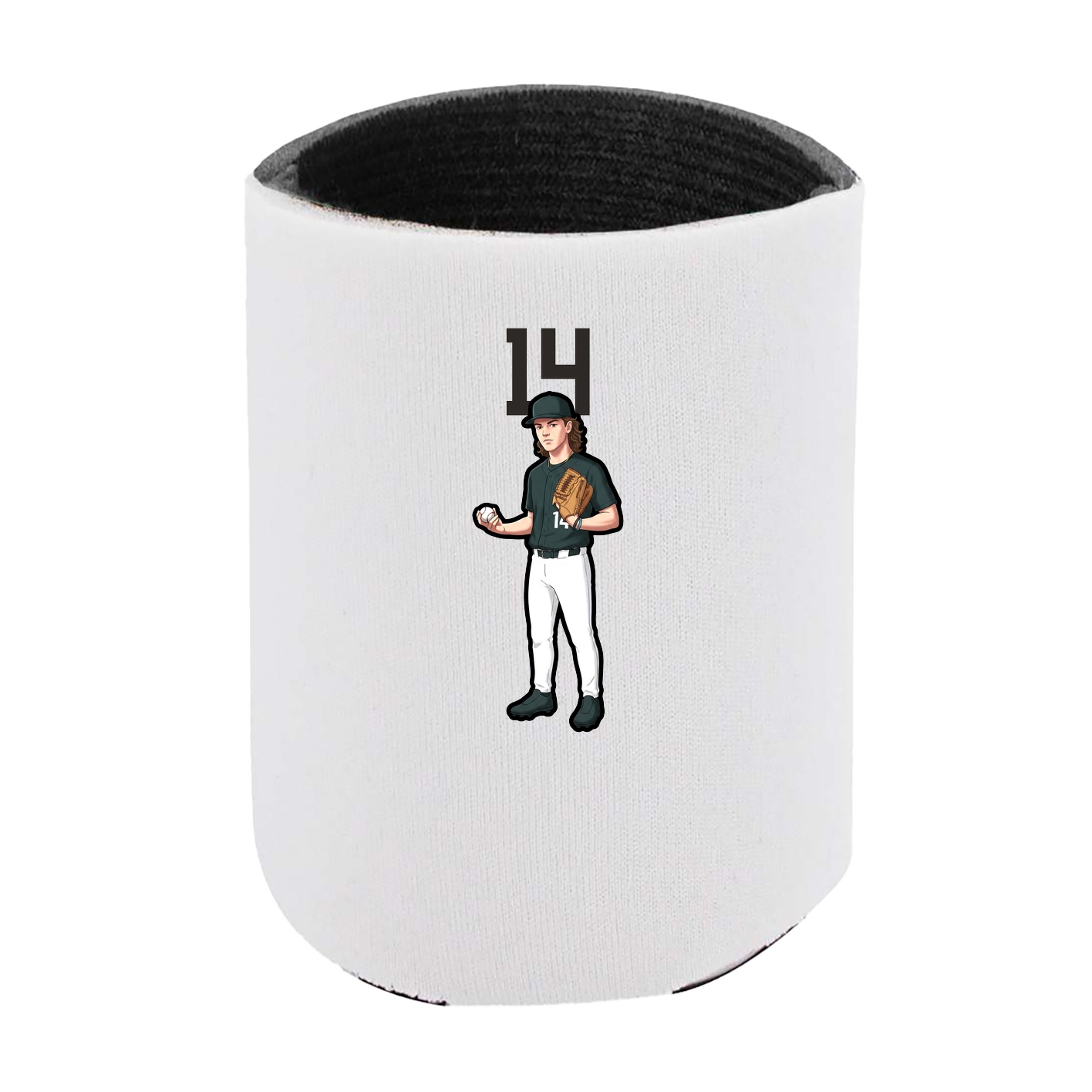 Can Holder — Number Top in White