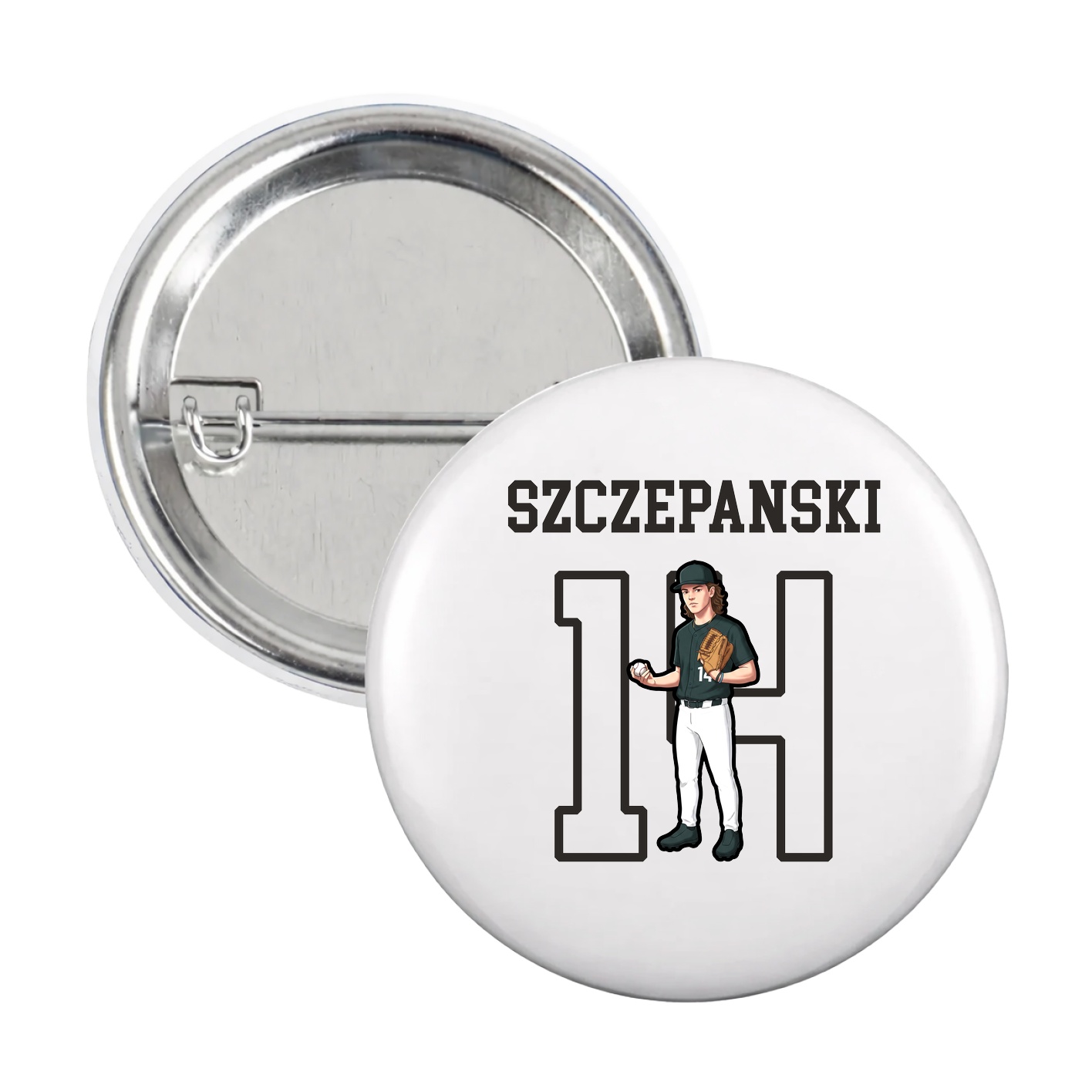 Game Day Button — Shirsey in White