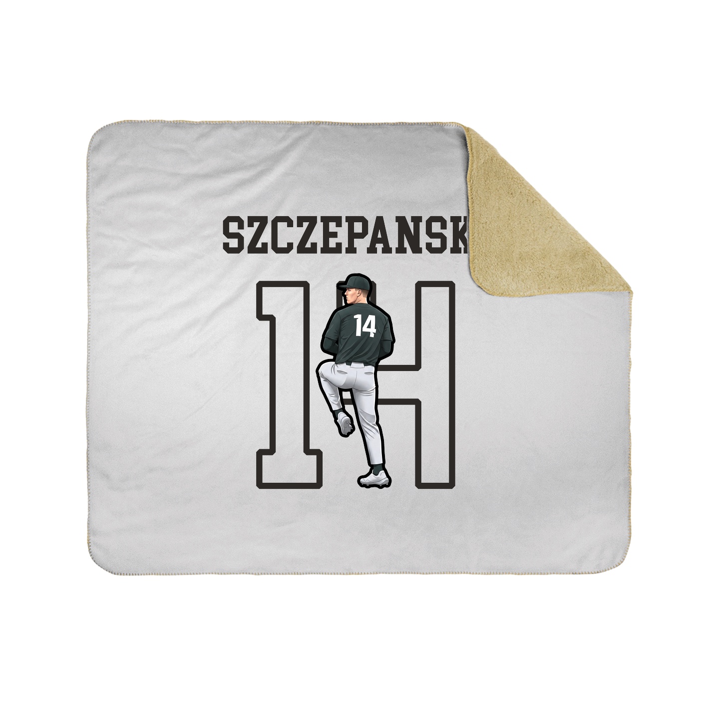 Throw Blanket — Shirsey in White