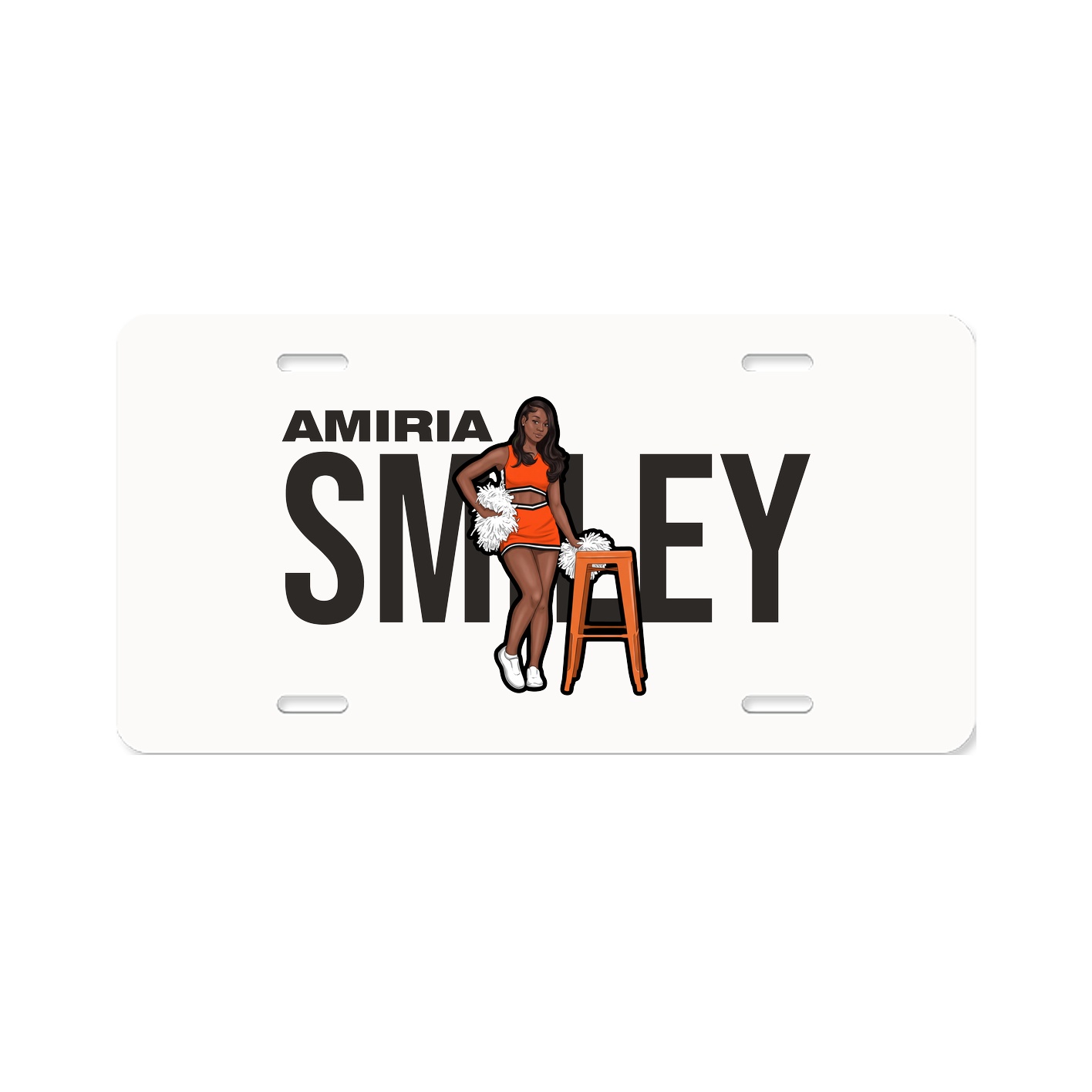 License Plate — Player Name in Classic