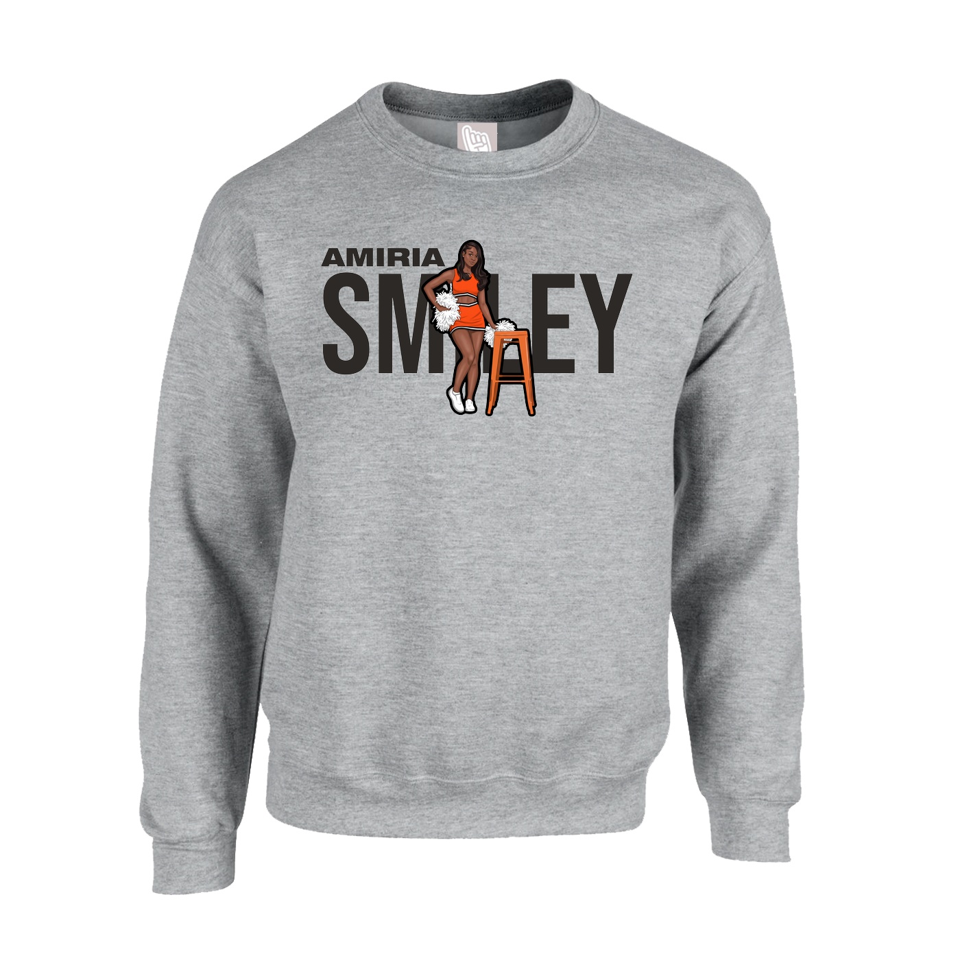 Fleece Crew — Player Name in Grey