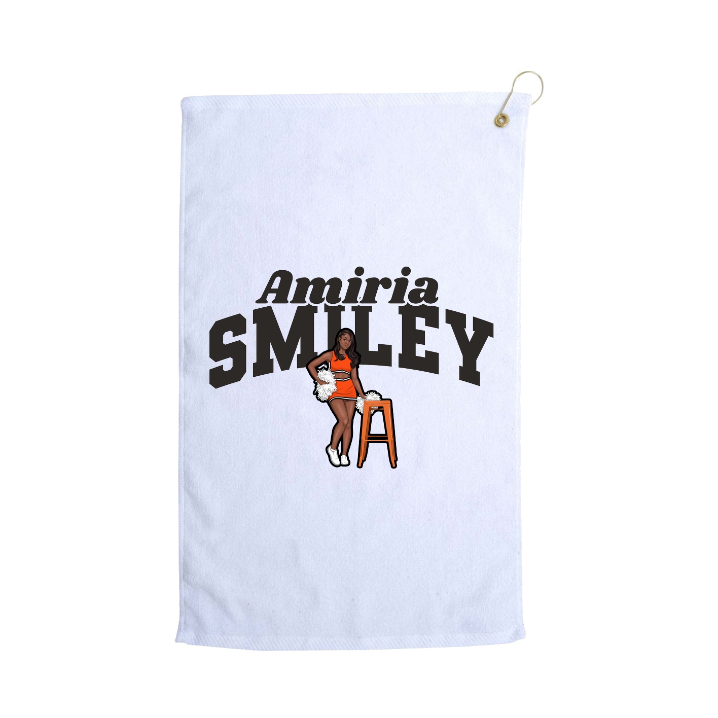 Golf Towel — Signature Arch in White