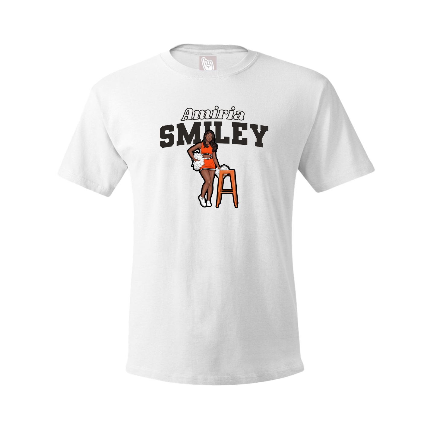 Tee — Name Arch in White