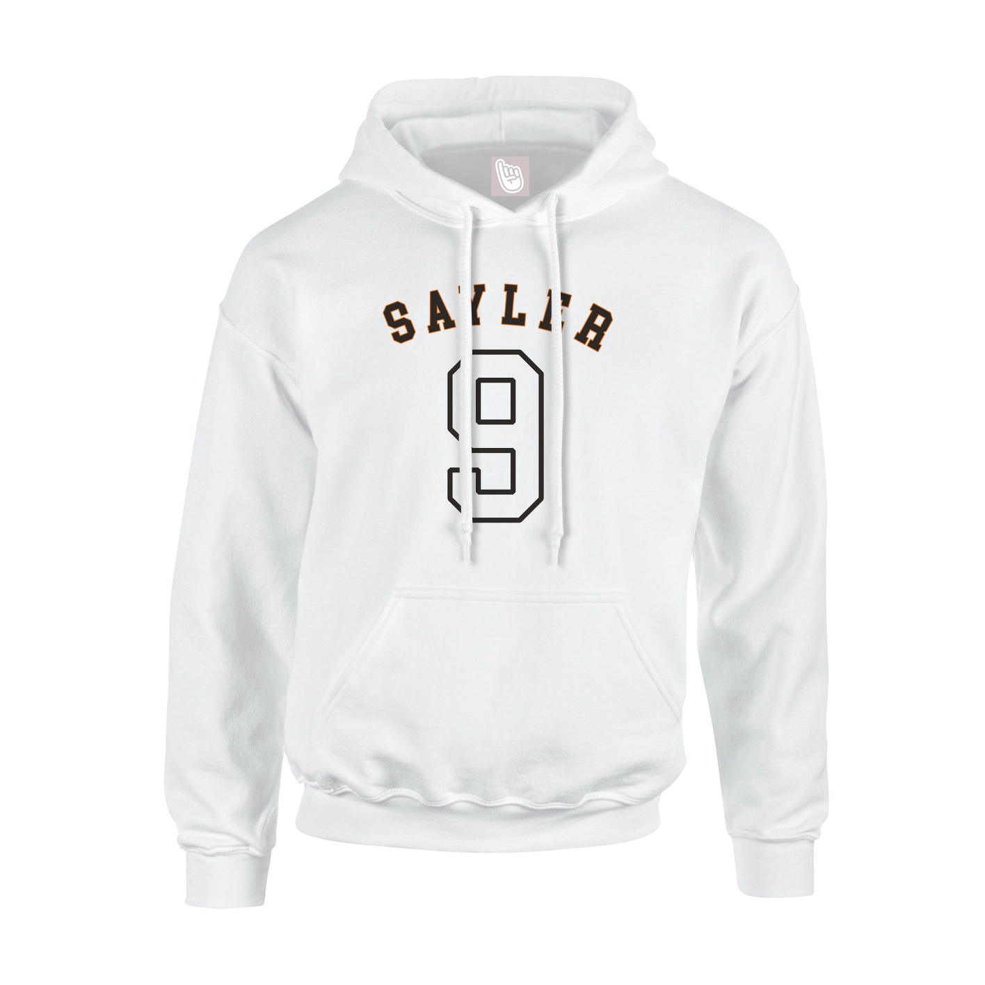 Youth Hoodie — Shirsey Arch in White