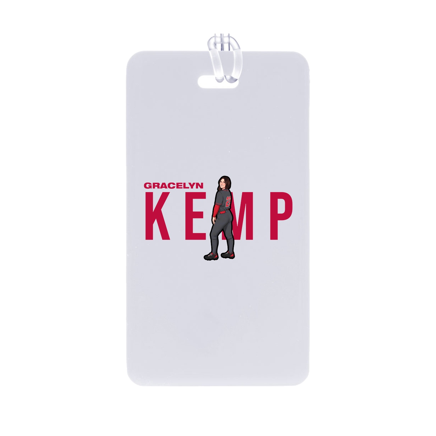 Bag Tag — Player Name in Classic