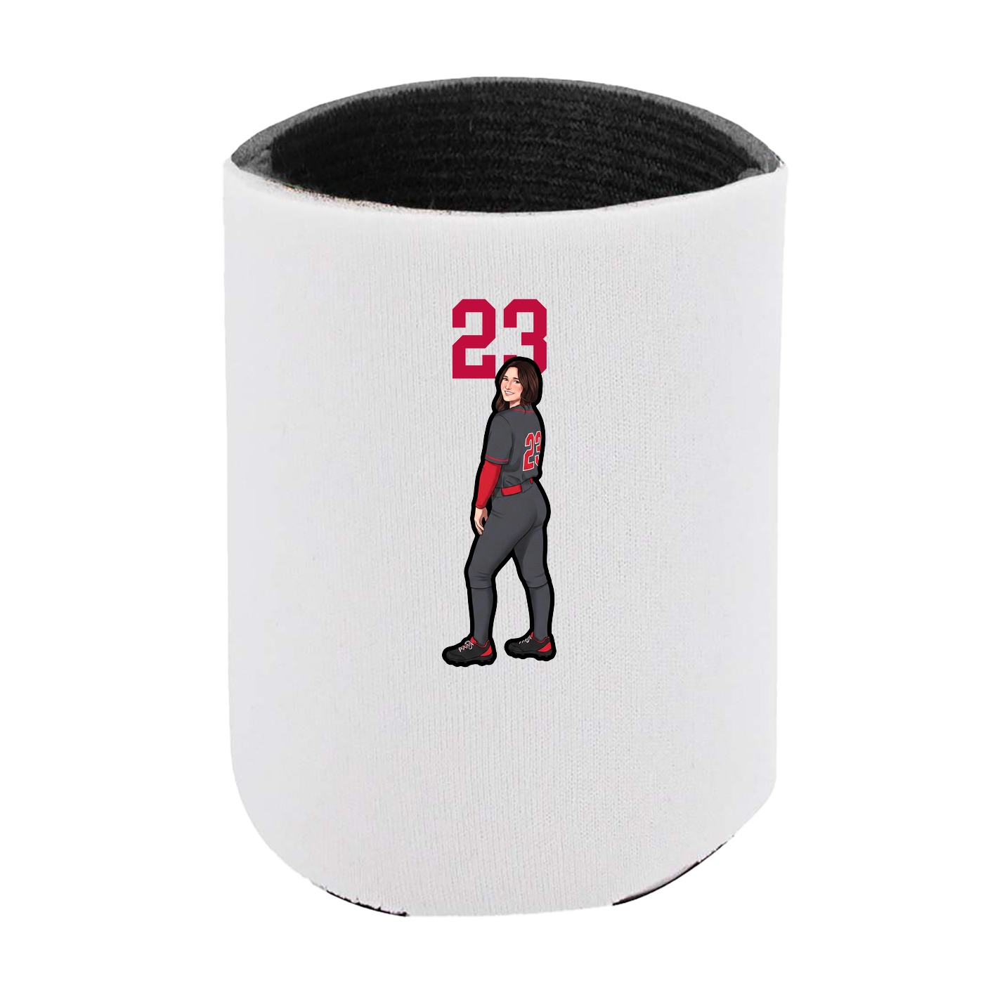 Can Holder — Number Top in White