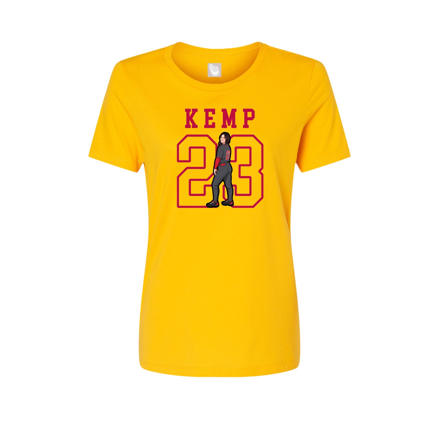 Fitted Women's Tee — Shirsey in Gold