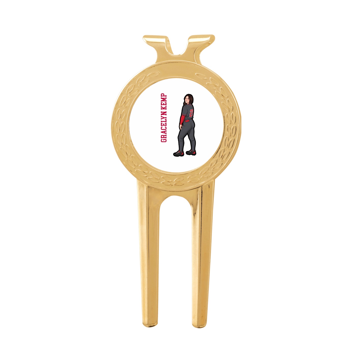Divot Tool with Ball Marker — Name Vertical in Classic