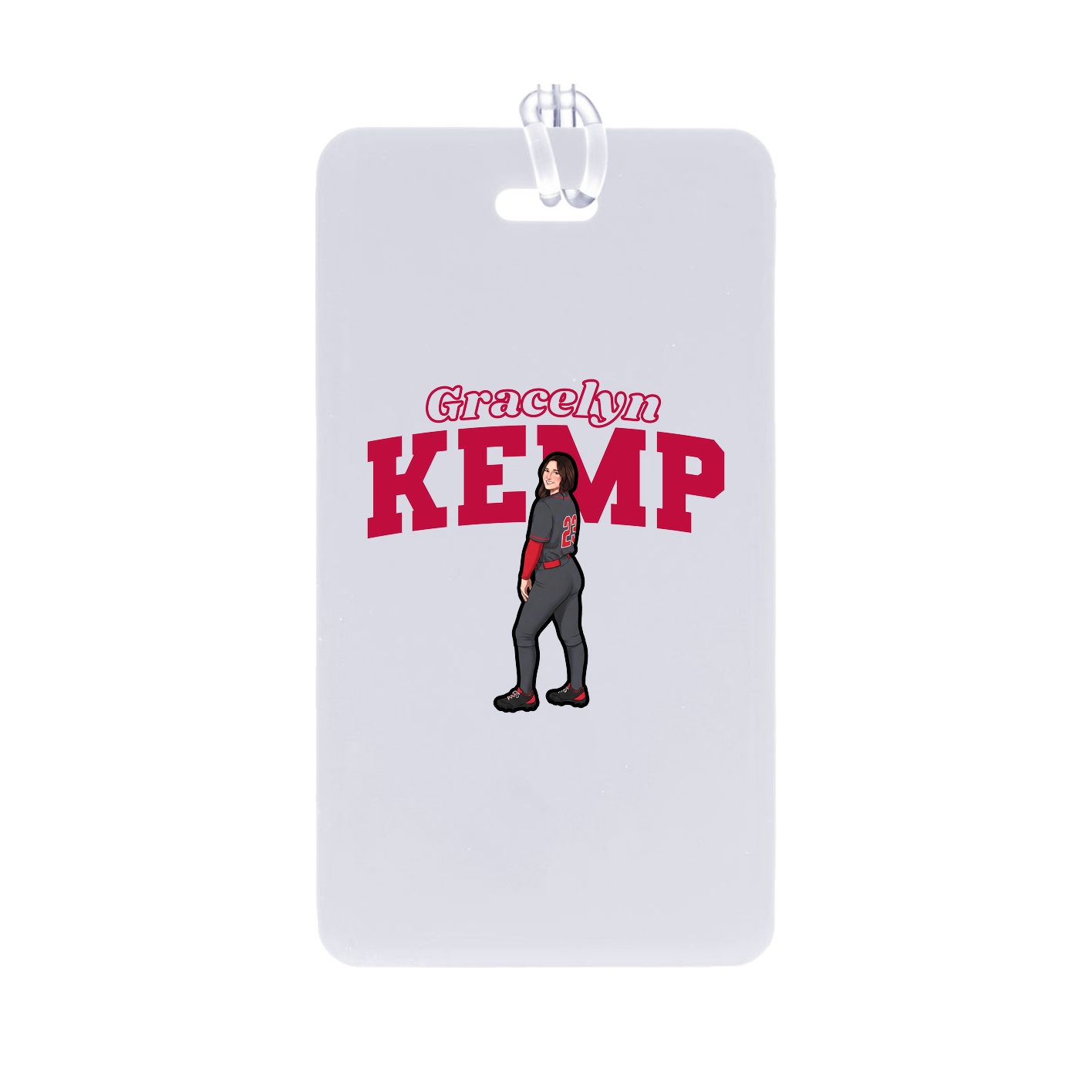 Bag Tag — Name Arch in Classic