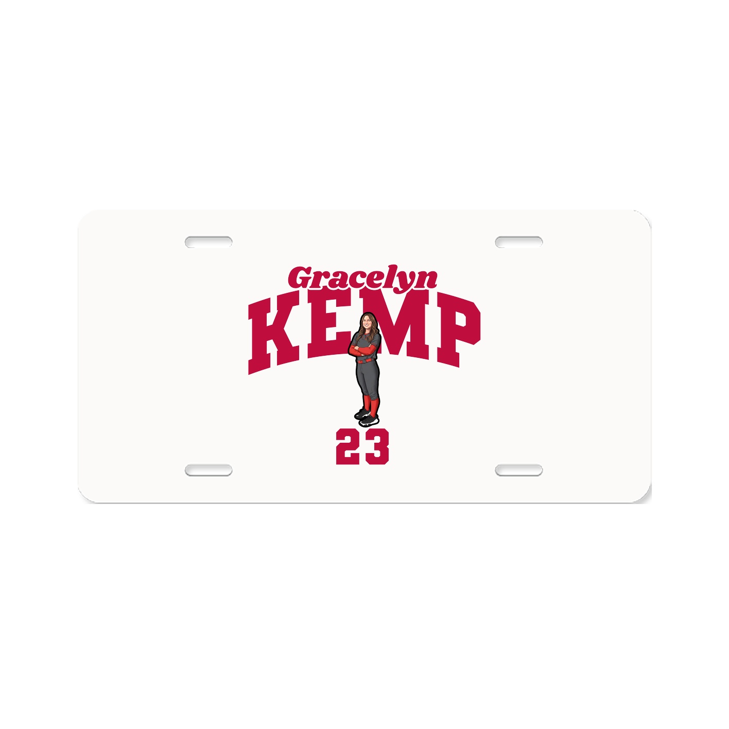 License Plate — Signature Arch in Classic