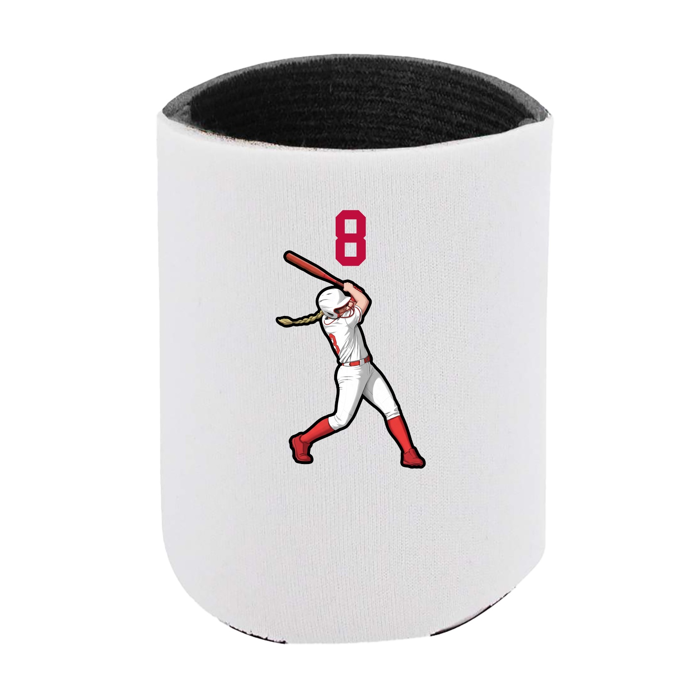 Can Holder — Number Top in White