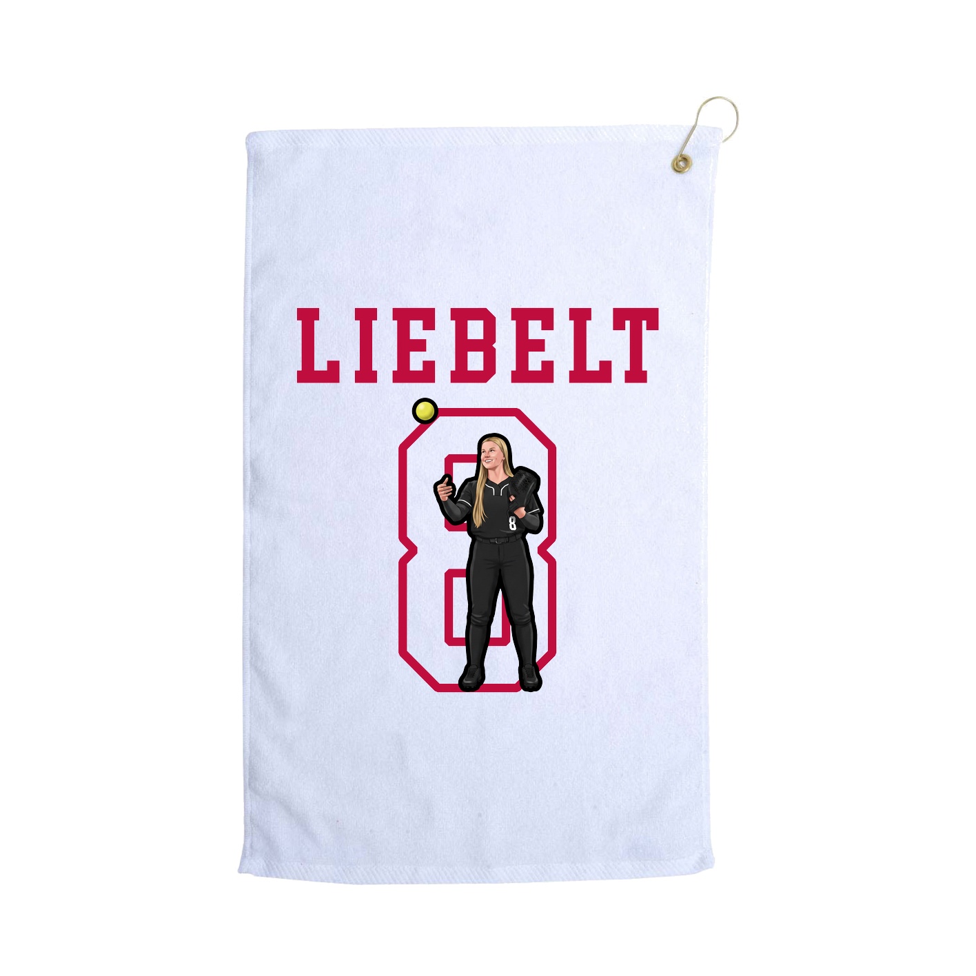 Golf Towel — Shirsey in White