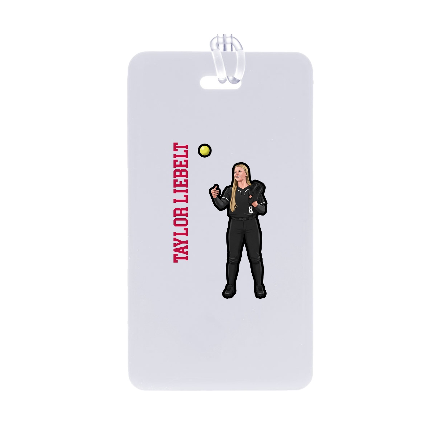 Bag Tag — Name Vertical in Classic