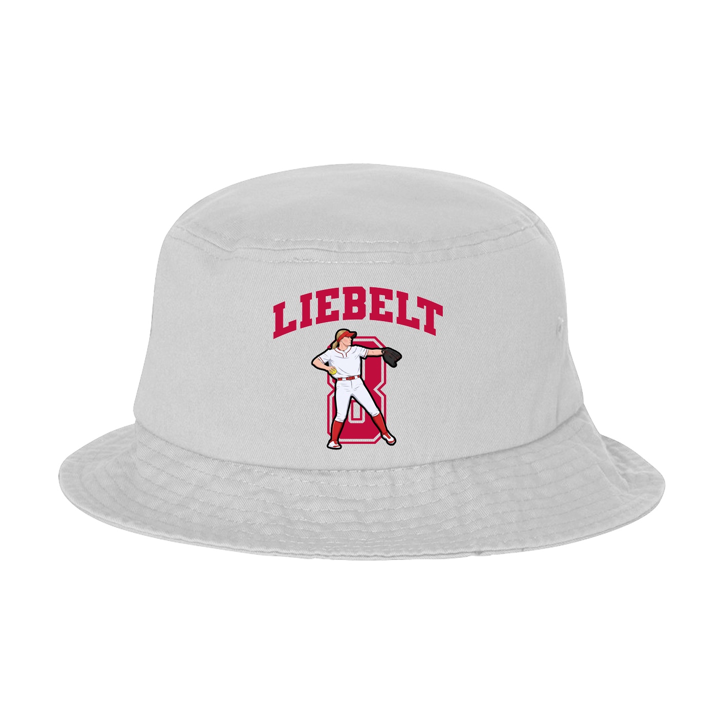 Bucket Cap — Number in White