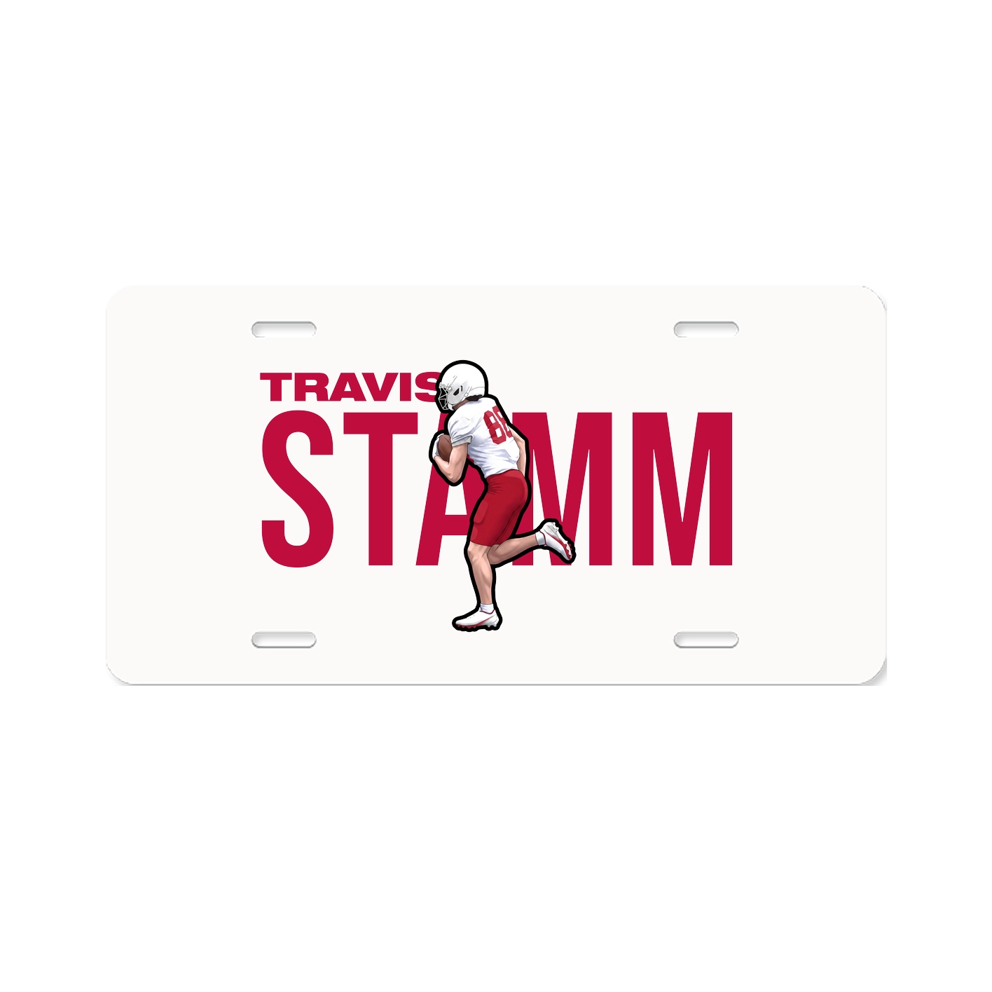 License Plate — Player Name in Classic