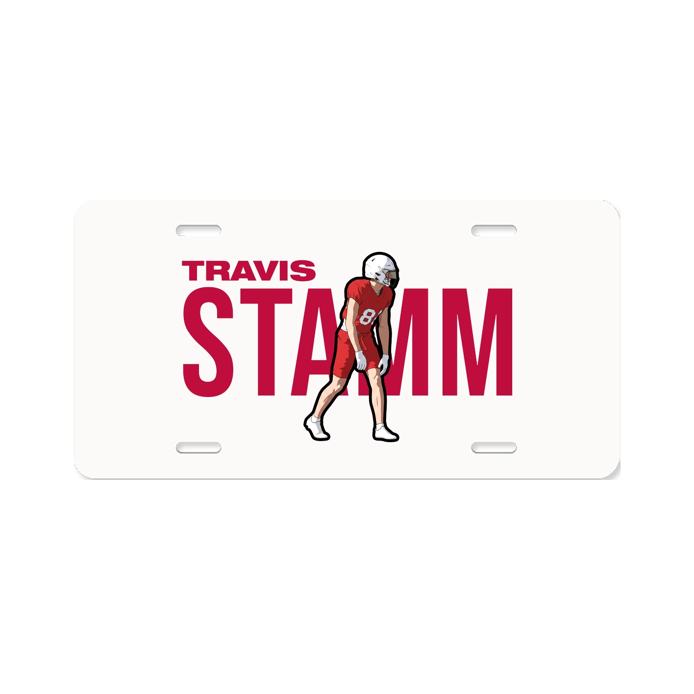 License Plate — Player Name in Classic