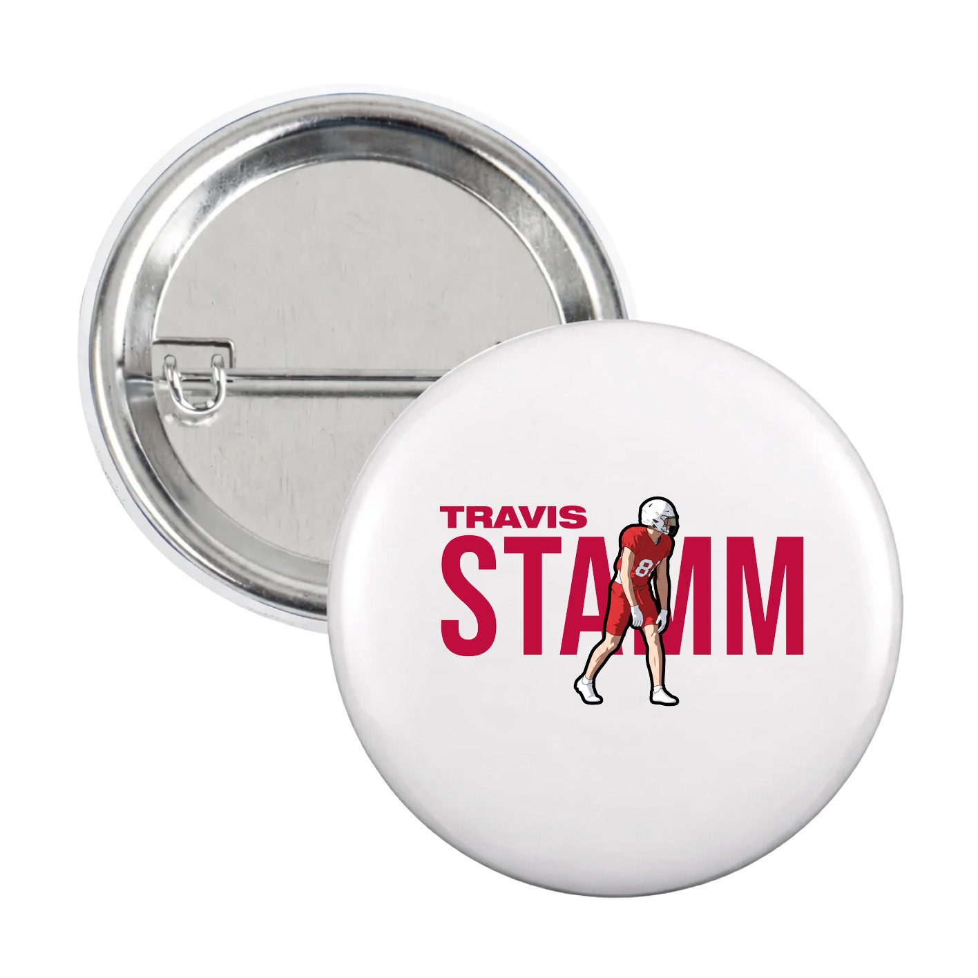 Game Day Button — Player Name in White