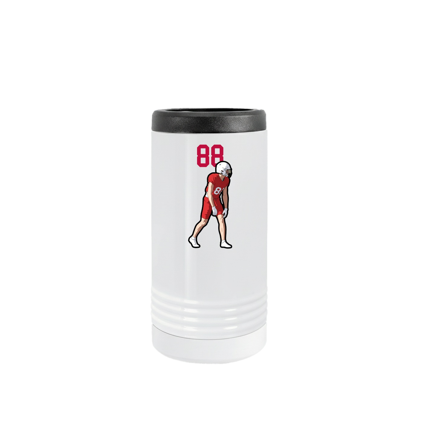 Slim Beverage Holder — Number Top in White