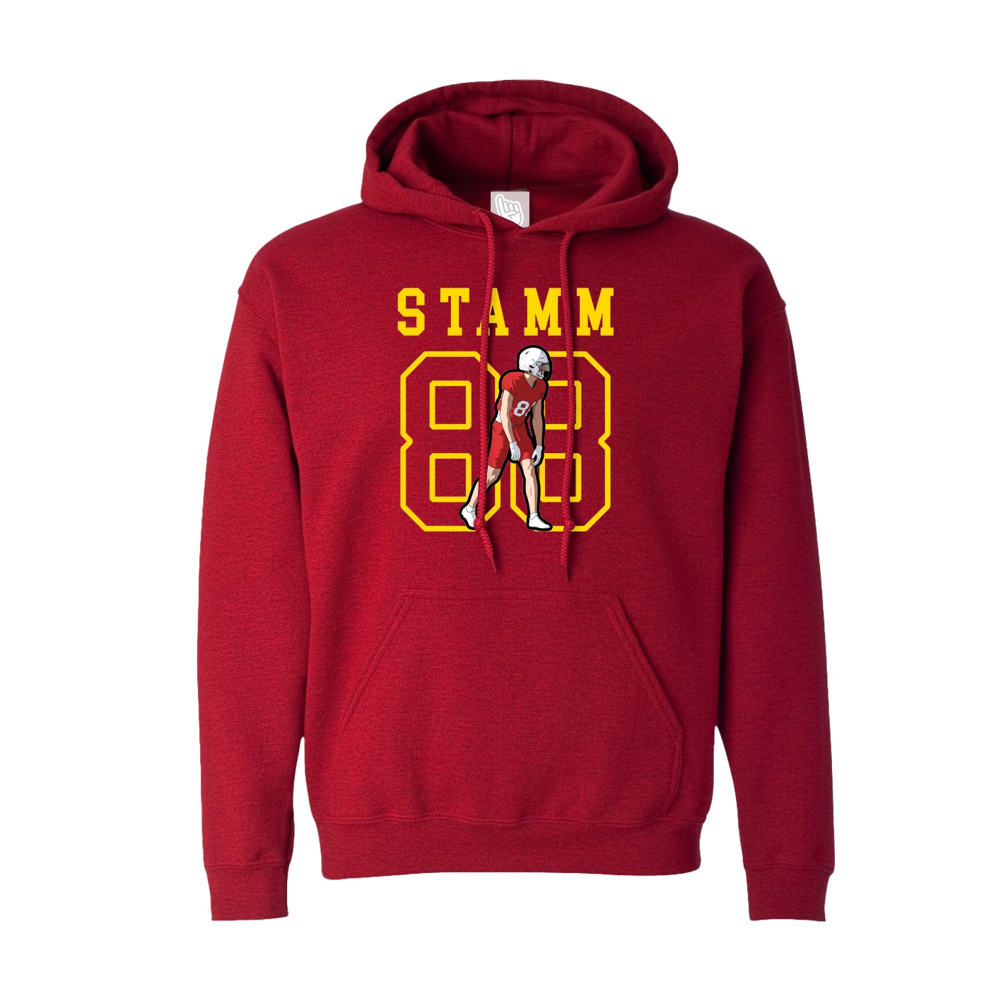 Hoodie — Shirsey in Crimson
