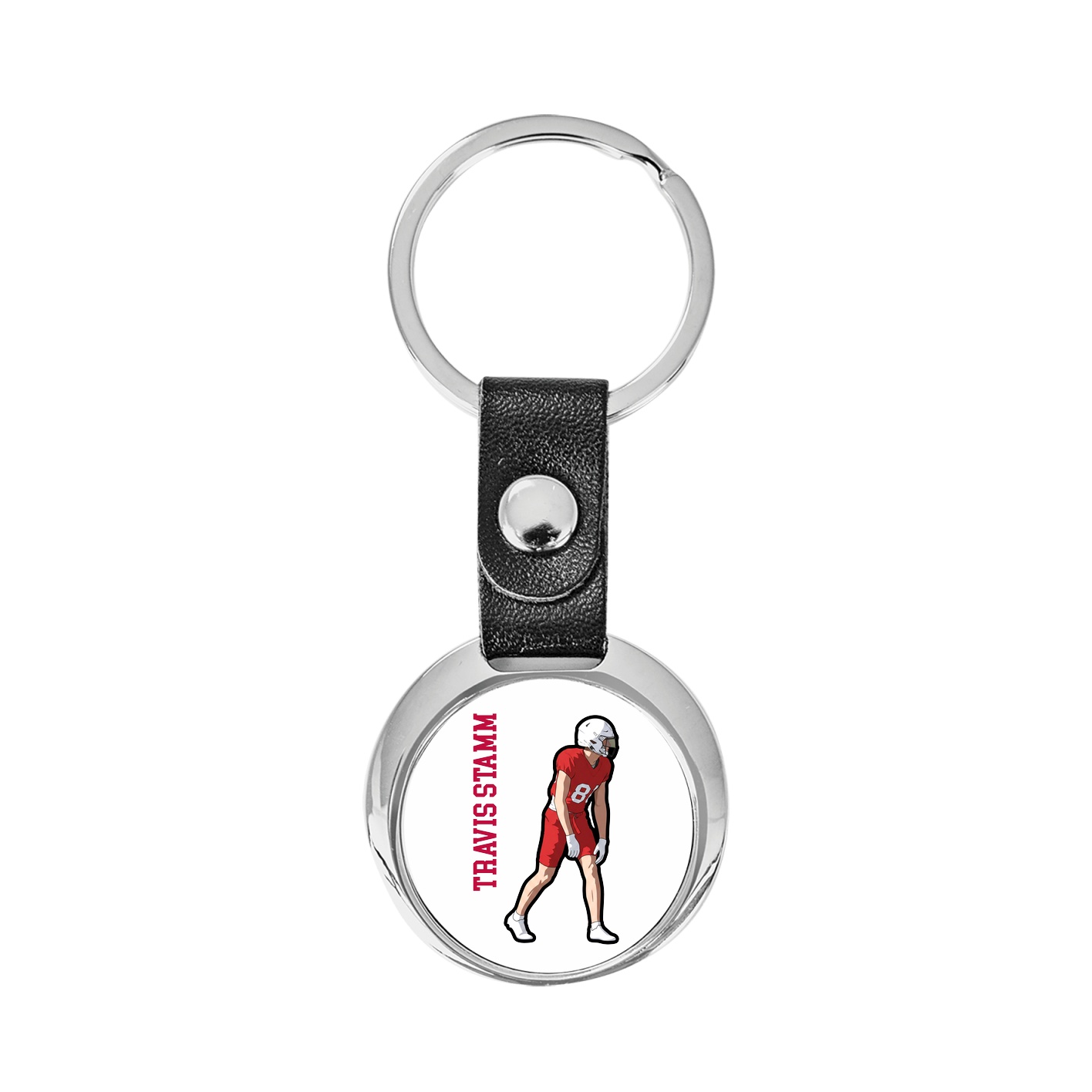 Key Chain — Name Vertical in Classic