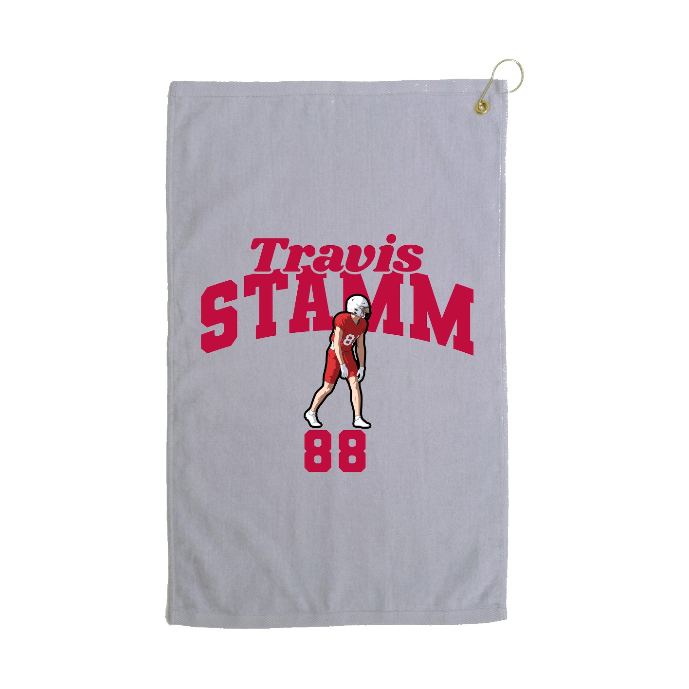 Golf Towel — Signature Arch in Grey