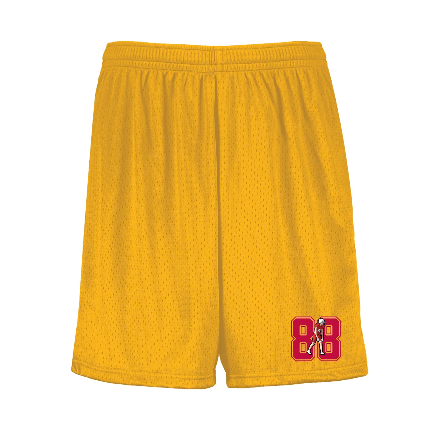 Shorts — Number in Gold