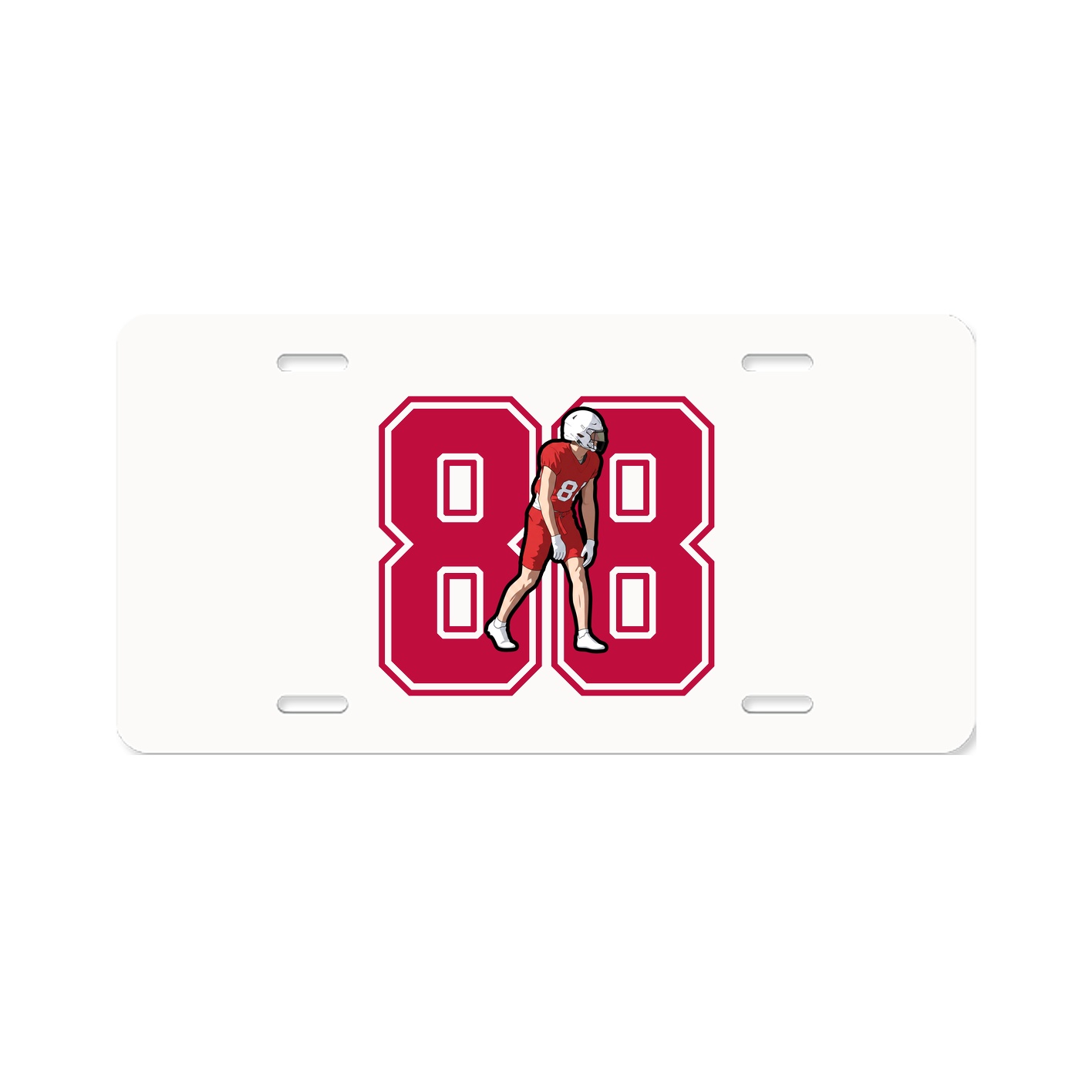 License Plate — Number in Classic