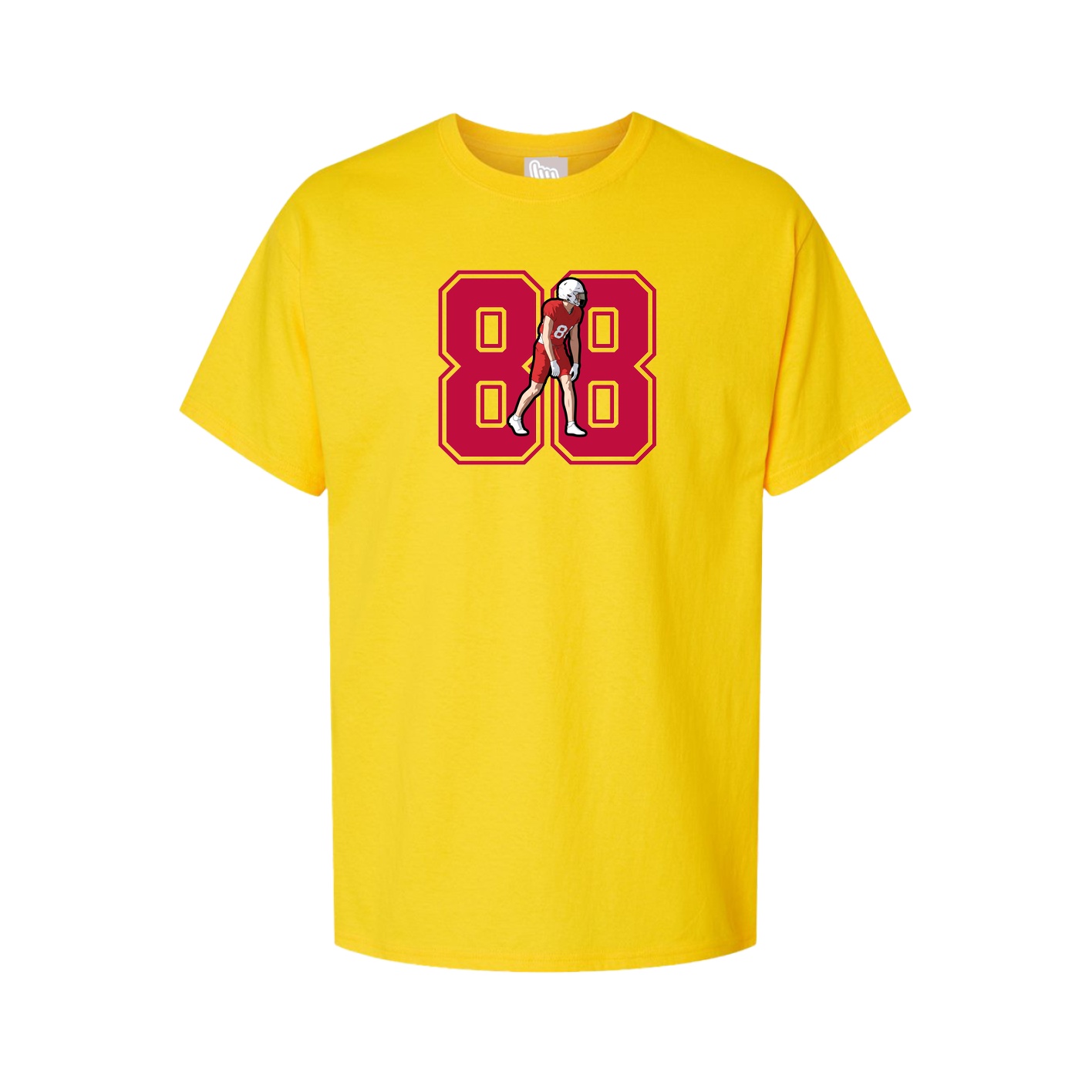 Youth Tee — Number in Gold