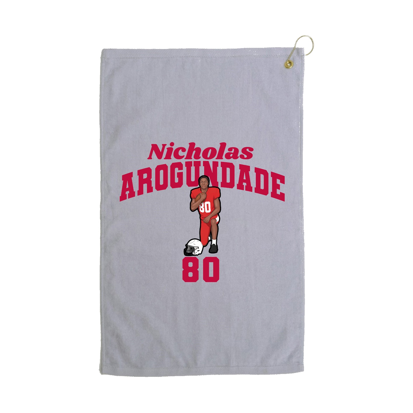 Golf Towel — Signature Arch in Grey