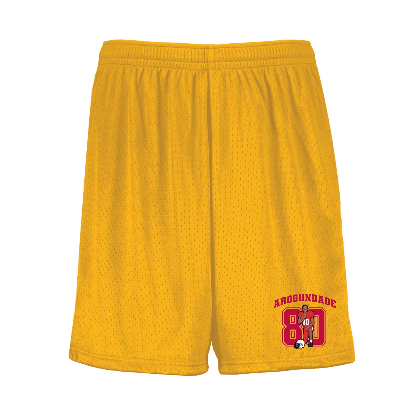 Shorts — Number in Gold