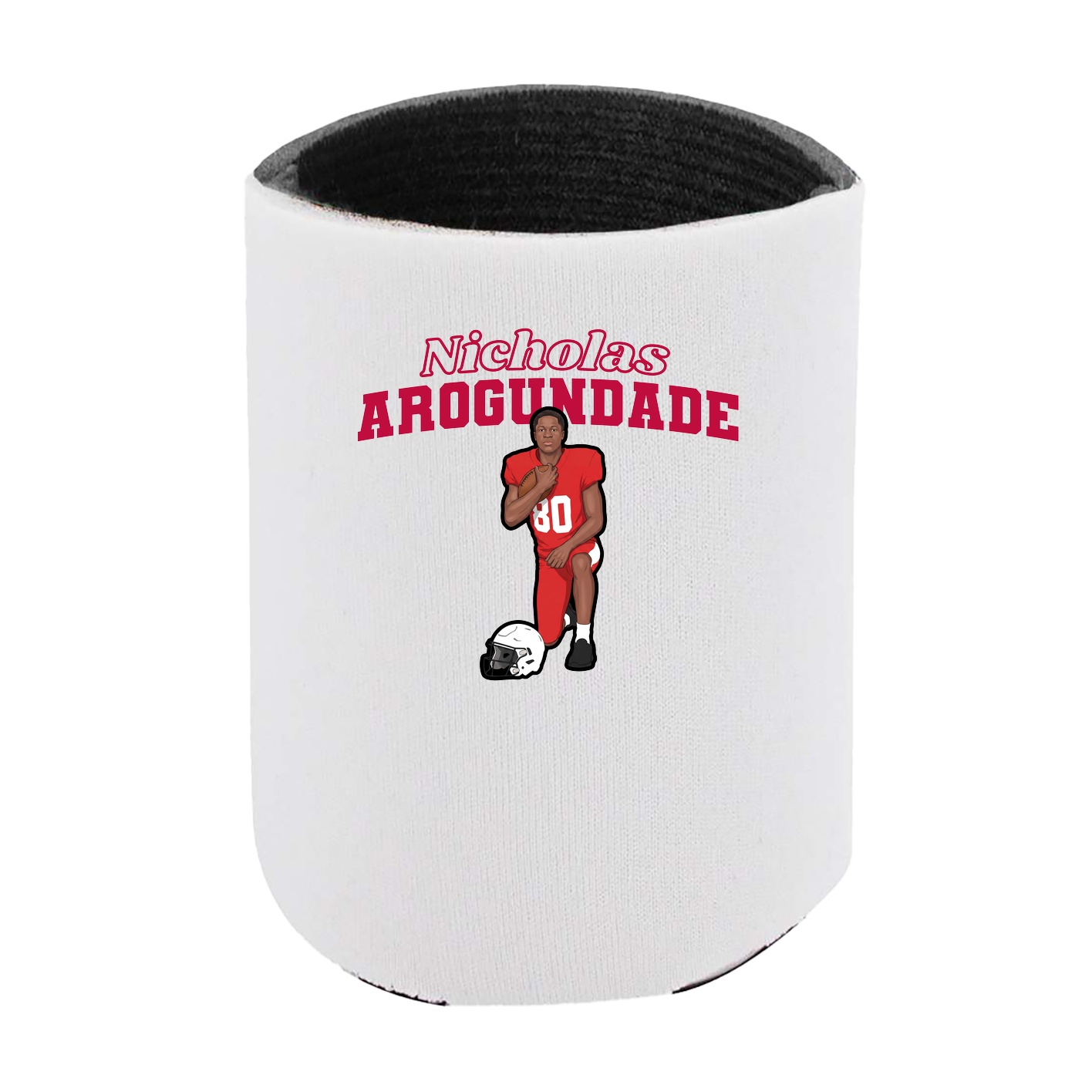 Can Holder — Name Arch in White