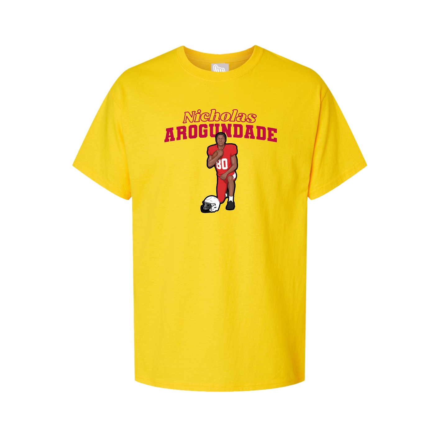 Tee — Name Arch in Gold