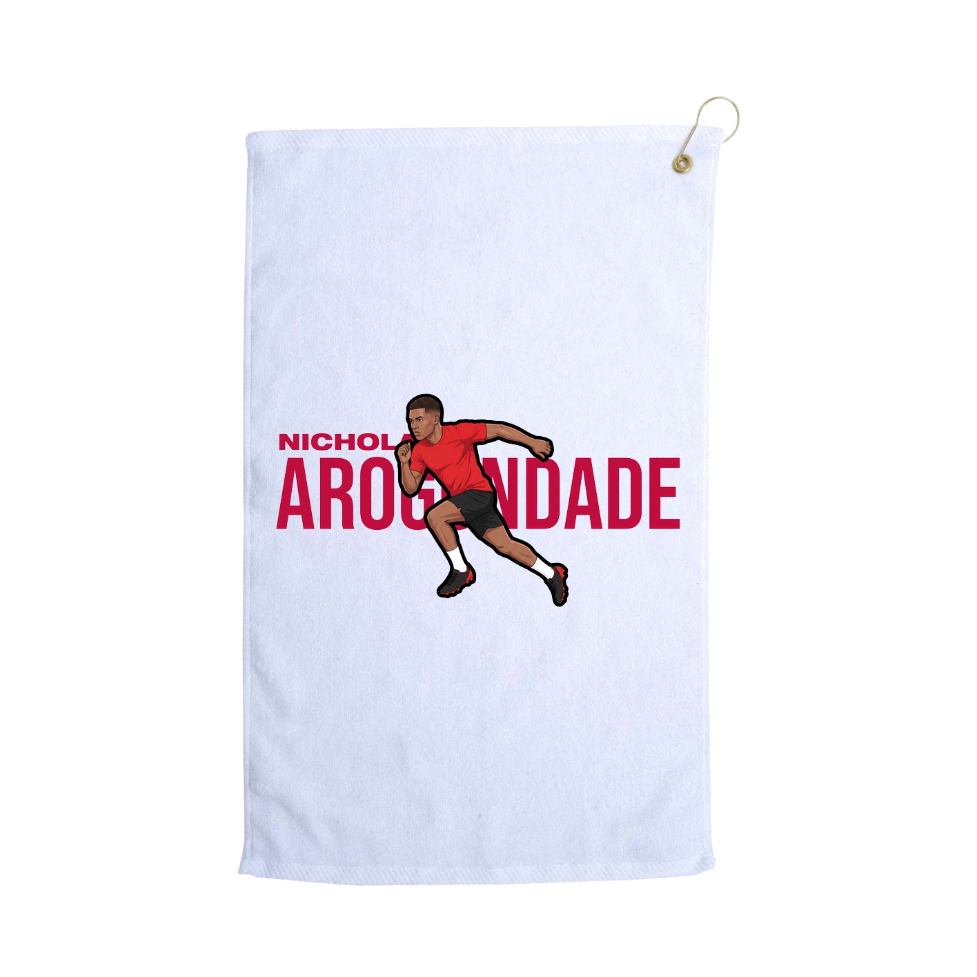 Golf Towel — Player Name in White