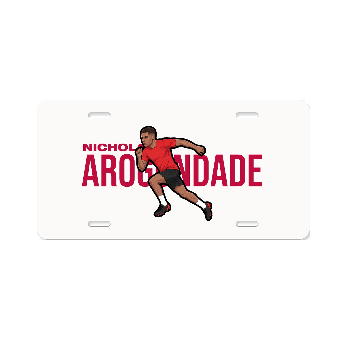 License Plate — Player Name in Classic