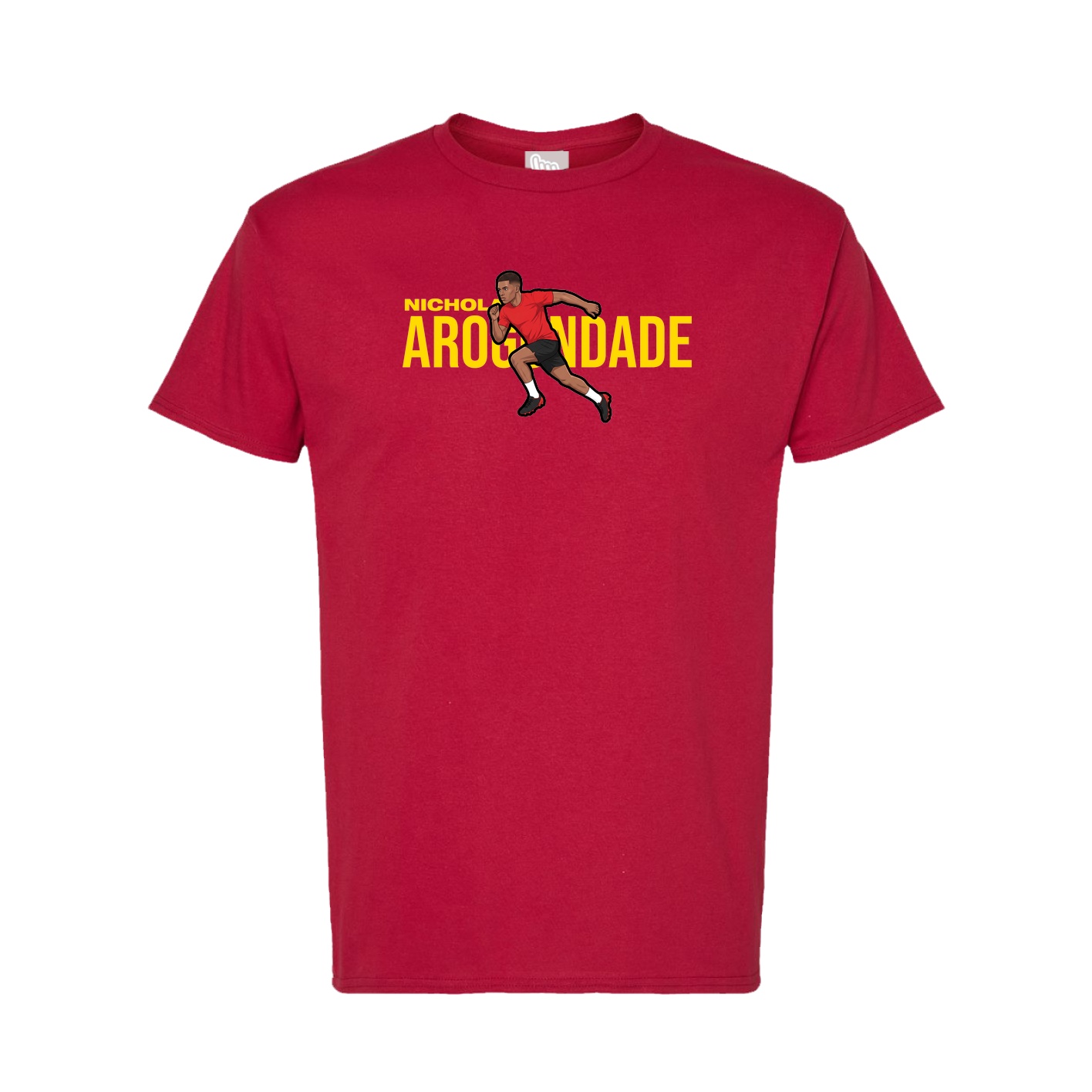 Tee — Player Name in Crimson