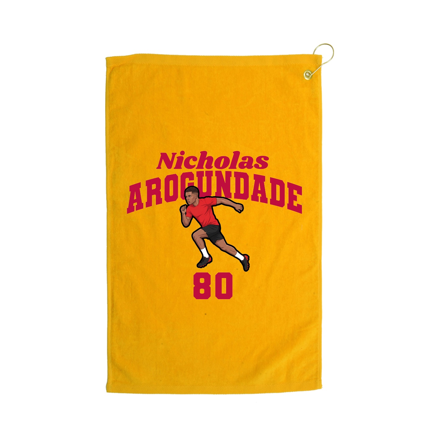 Golf Towel — Signature Arch in Gold