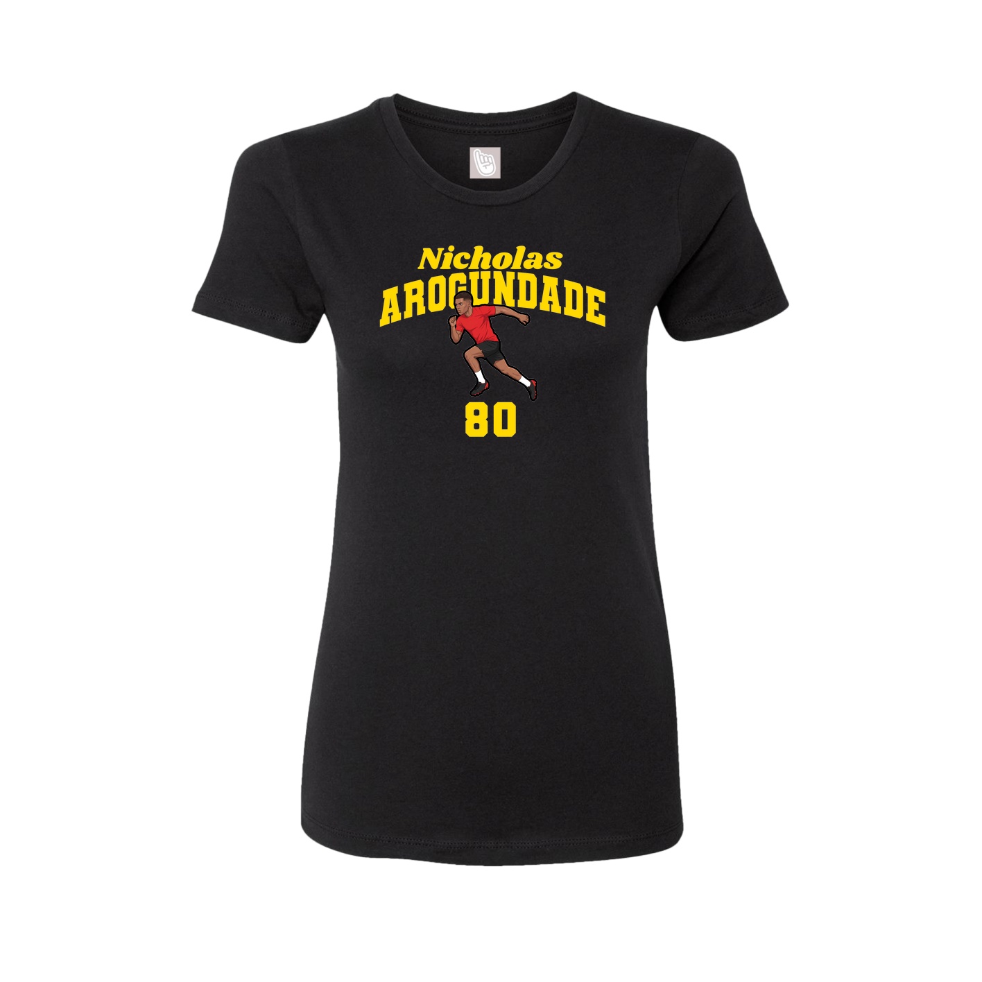 Womens Tee — Signature Arch in Black