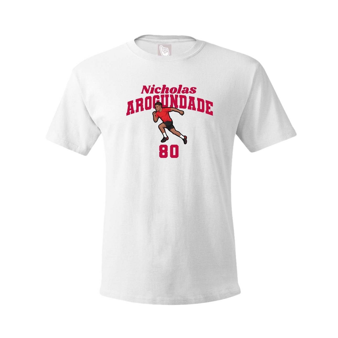 Youth Tee — Signature Arch in White