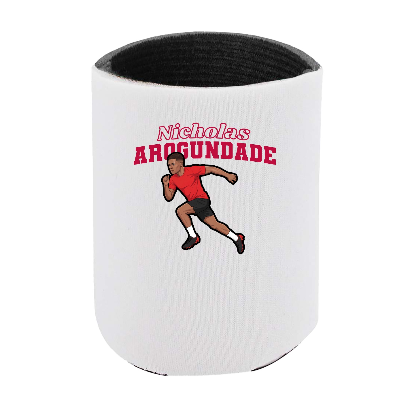 Can Holder — Name Arch in White