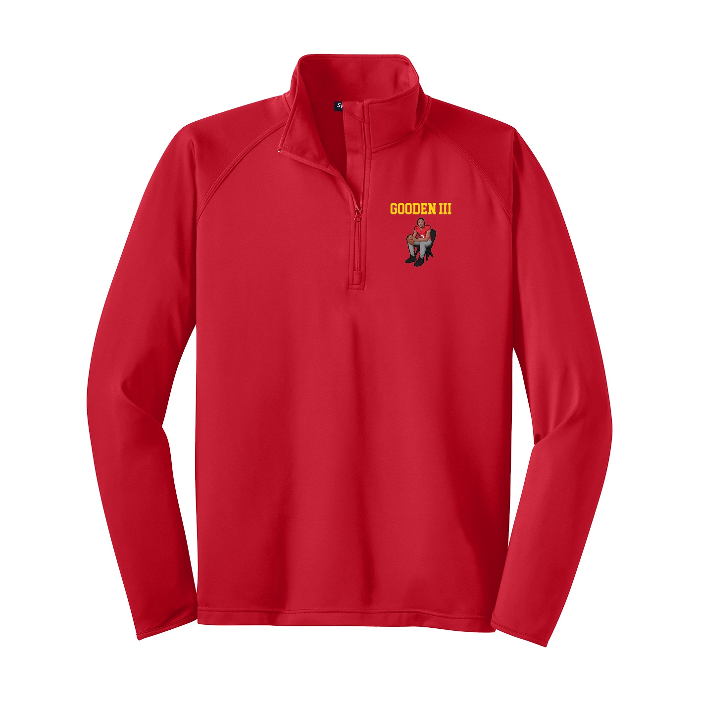Q-Zip Pullover — Shirsey in Red