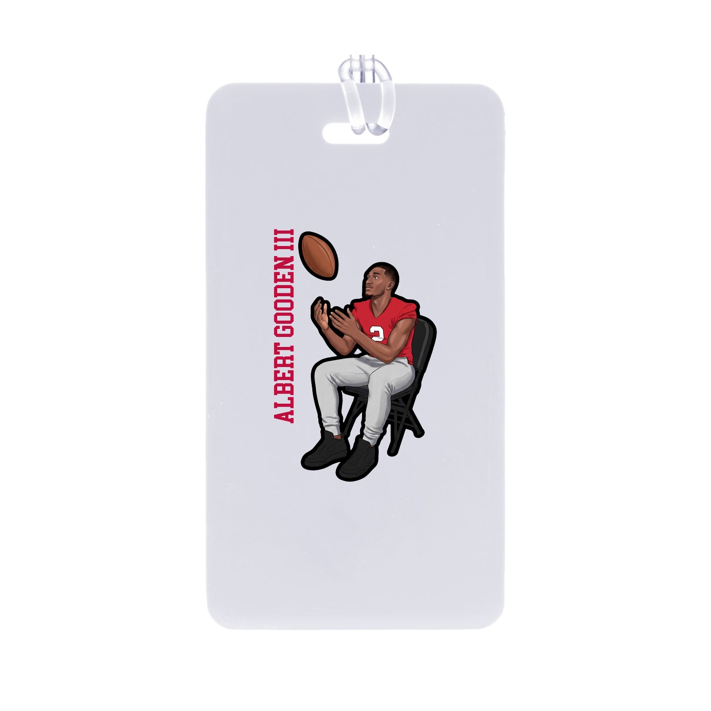 Bag Tag — Name Vertical in Classic