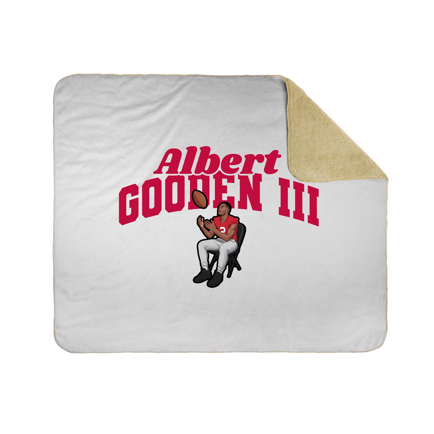 Throw Blanket — Signature Arch in White